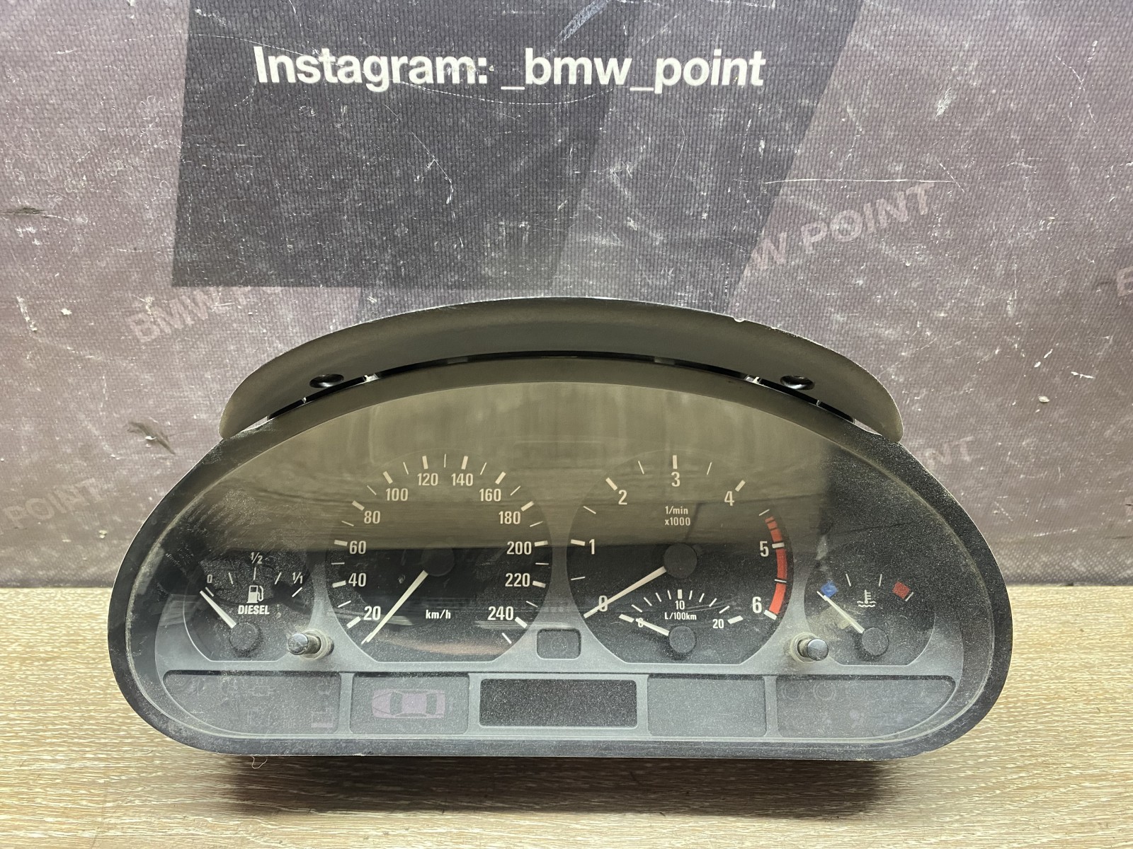 Панель приладів BMW E46 (МКПП) дизель Motometer 